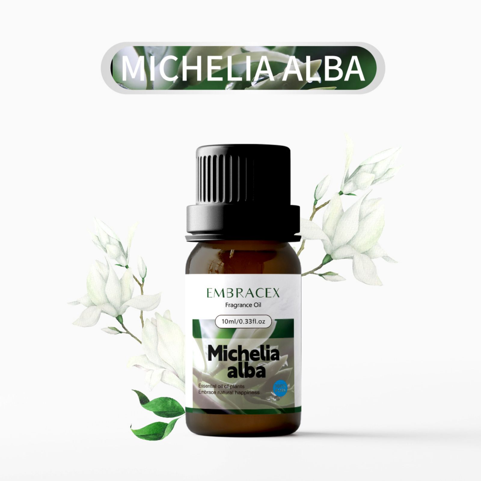 Candle Supplies Fragrance Oil - 10ml Michelia alba geuroliën, bloemige geur,