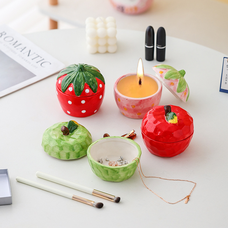 Candle Supplies Europe - Keramische Leuke Simulatie Fruit Kaarshouder Creatief