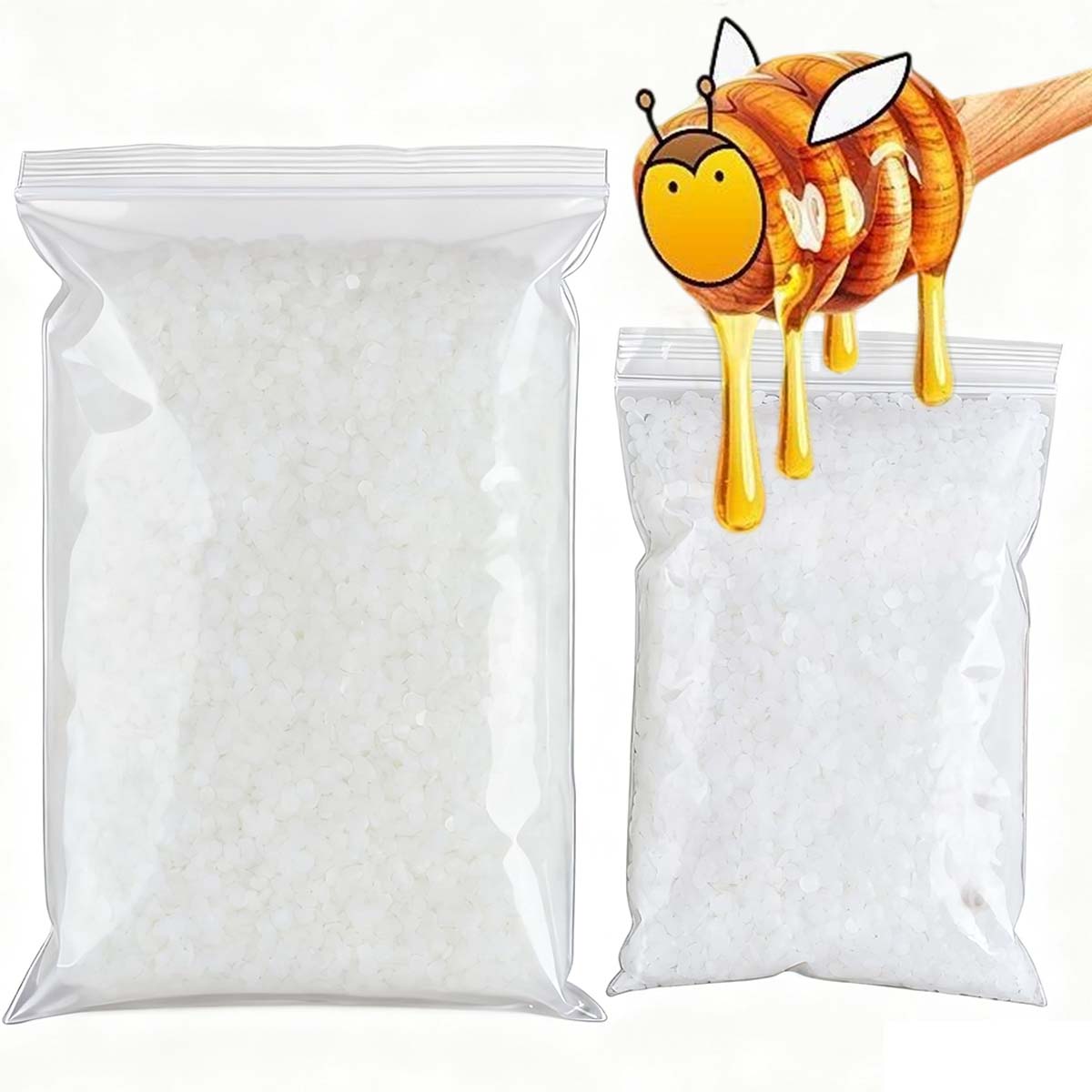 Candle Making Supplies For Beginners - 200g-1000g Witte Bijenwas Puur Natuurlijke Korrelige