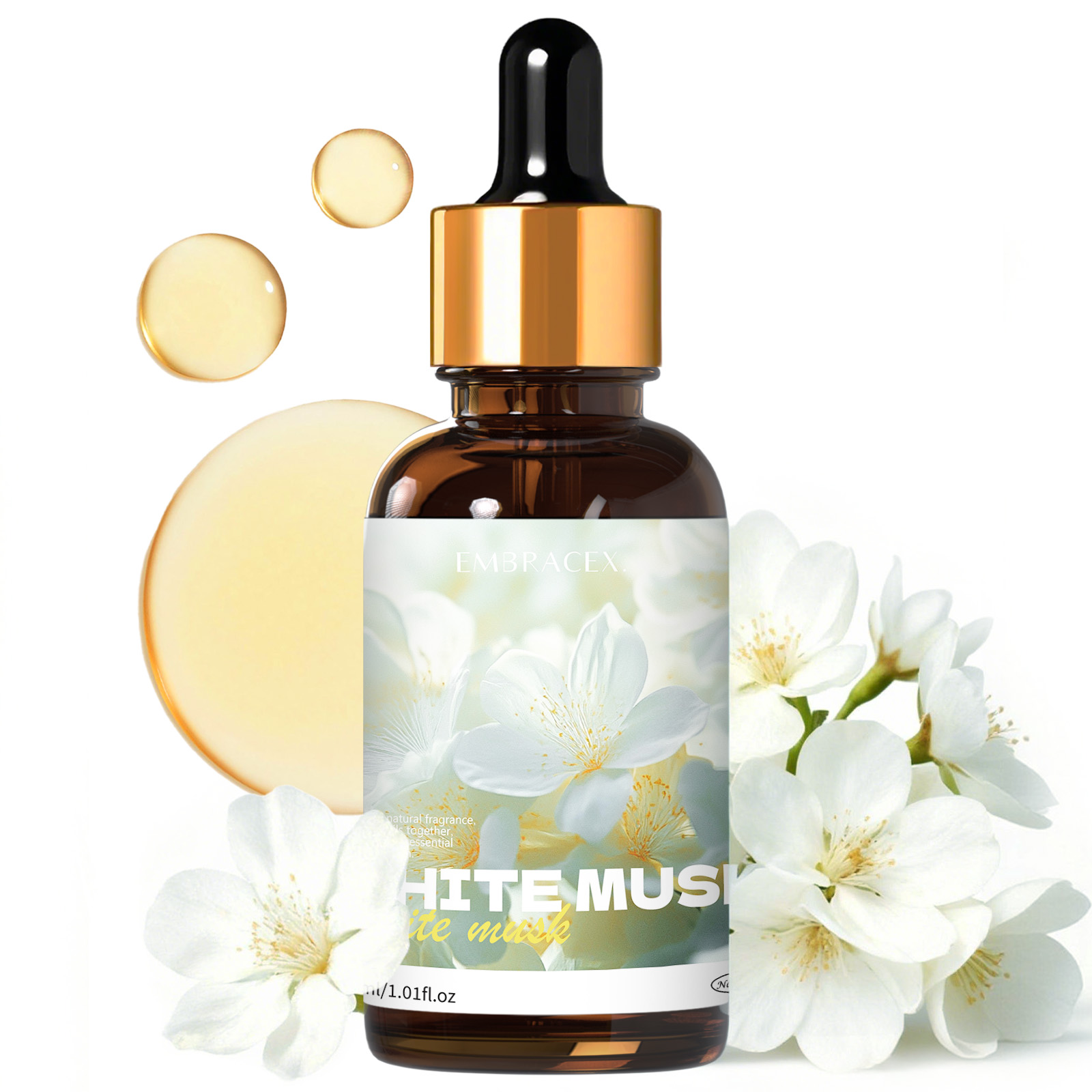 Candle Supplies Fragrance Oil - 30ml Witte Muskus Geuroliën Autobenodigdheden, Voor