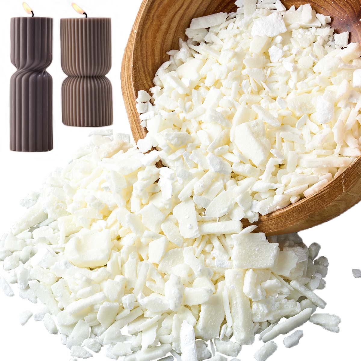 1 pond zuiver witte sojawas vo - Candle Making Supplies For Beginners recensie en prijs