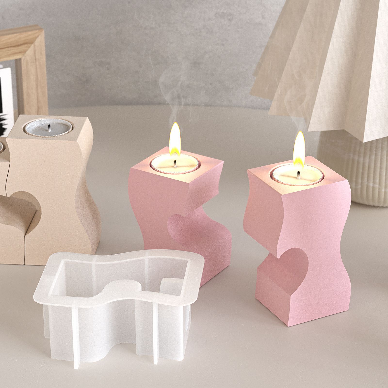 S Hart Kandelaar Siliconen Mal - Candle Making Supplies For Beginners recensie en prijs